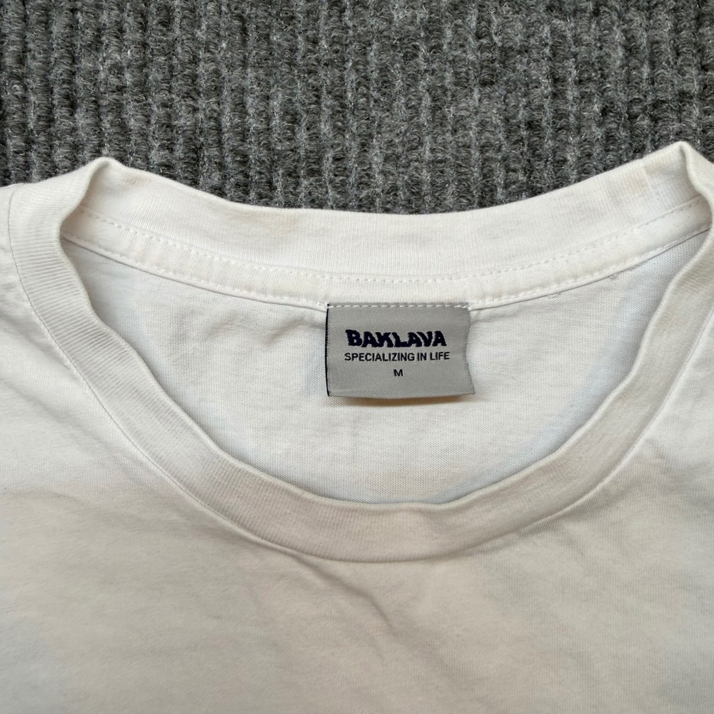 Action Bronson Baklava T-shirt Medium White Specializing in Life Streetwear Rap - Picture 2 of 8